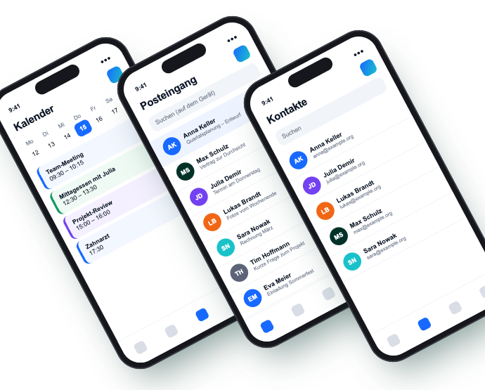 Web, mobiel, desktop – en je eigen mailprogramma